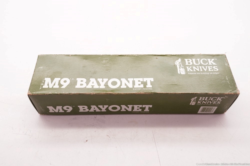 US BUCK M9 BAYONET WITH SCABBARD BUCK 188CB CAT#1456 BAYONET w/BOX & PAPERS-img-24