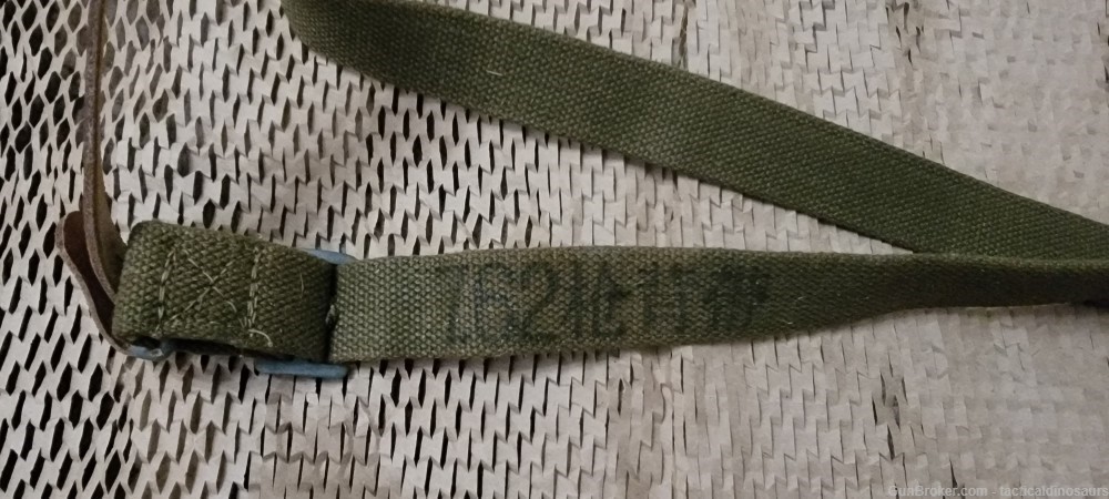 Genuine Chinese SKS Type 56 63 81 Rifle Sling with Leather Strap with stamp-img-4