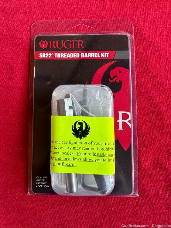 Ruger SR22 PB 3600 4 mags with SR 22 Threaded Barrel Kit-img-7