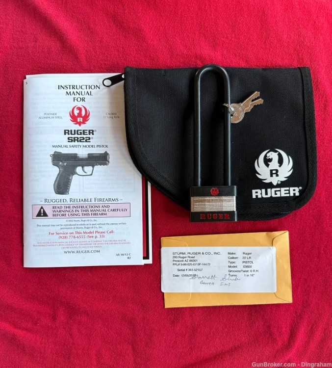 Ruger SR22 PB 3600 4 mags with SR 22 Threaded Barrel Kit-img-6