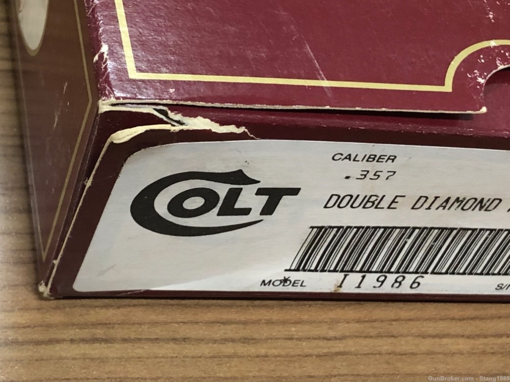 Colt Python Double Diamond Factory Original Box #DD0581-img-2