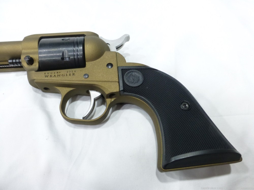 NIB Ruger Wrangler Single Action Revolver 22 LR 4" 6 rd Burnt Bronze 02004-img-3
