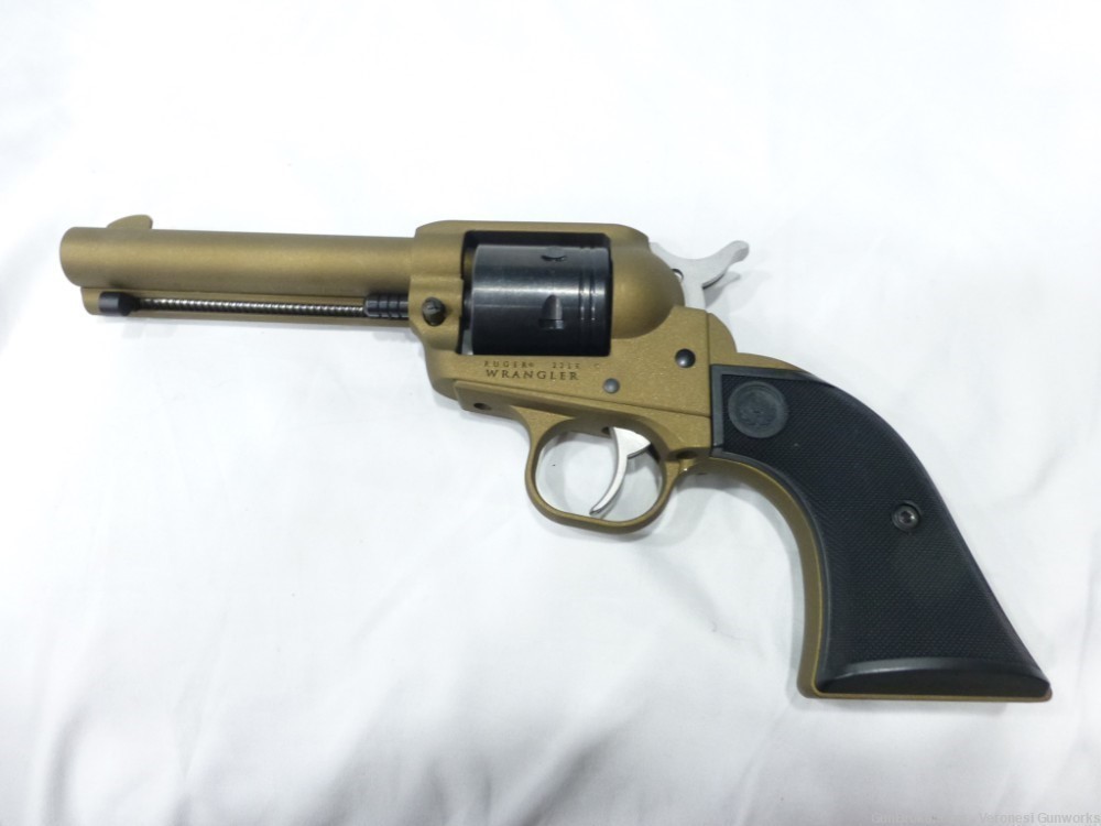 NIB Ruger Wrangler Single Action Revolver 22 LR 4" 6 rd Burnt Bronze 02004-img-2