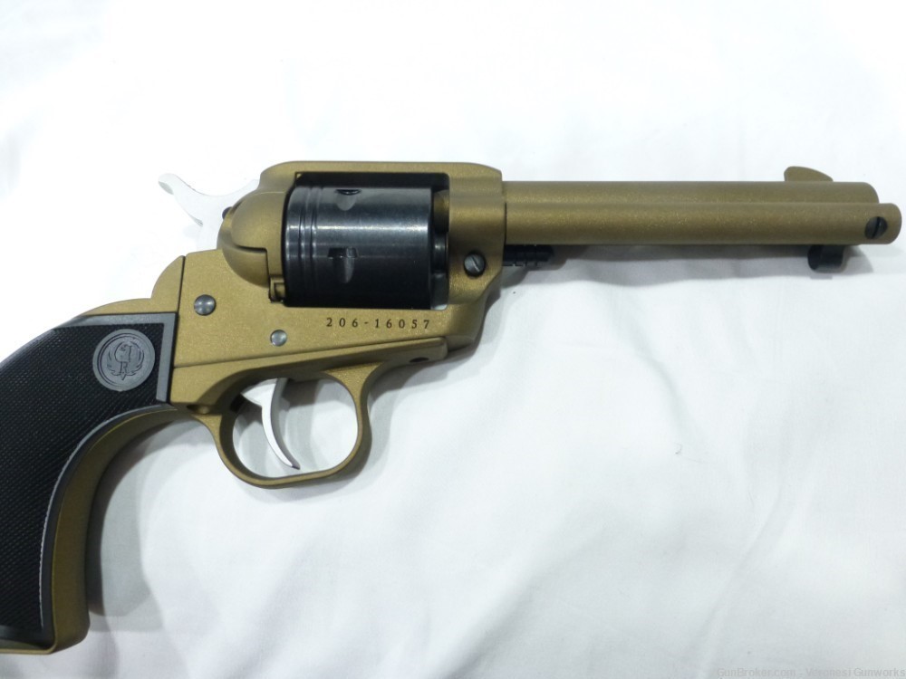 NIB Ruger Wrangler Single Action Revolver 22 LR 4" 6 rd Burnt Bronze 02004-img-1