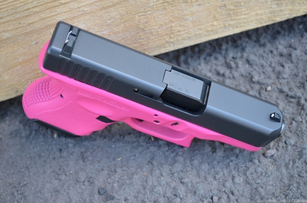 Glock 28 .380acp X-Werks Raspberry Pink Like 26 New Talo Exclusive-img-3