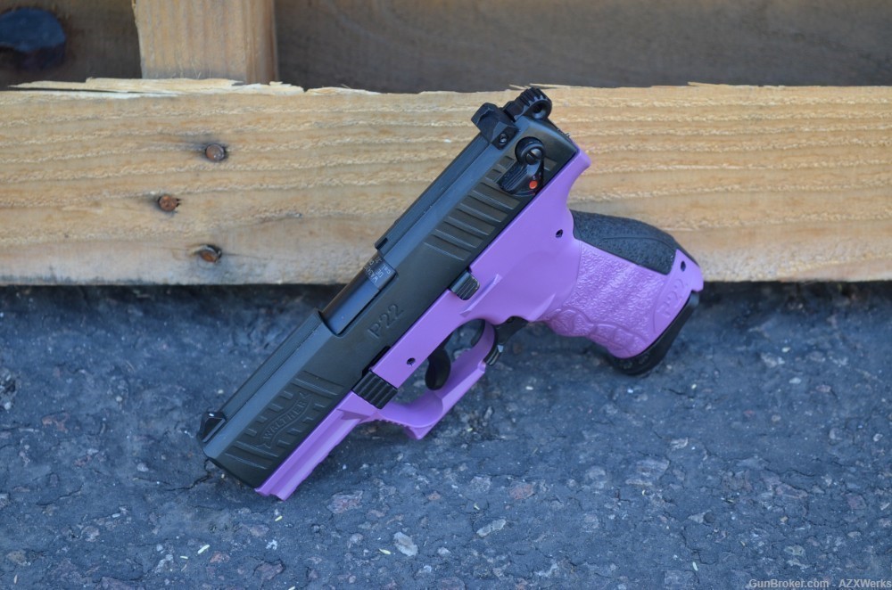 Walther P22 .22lr 3.4" TB X-Werks Wild Purple P22Q 5120700-img-1
