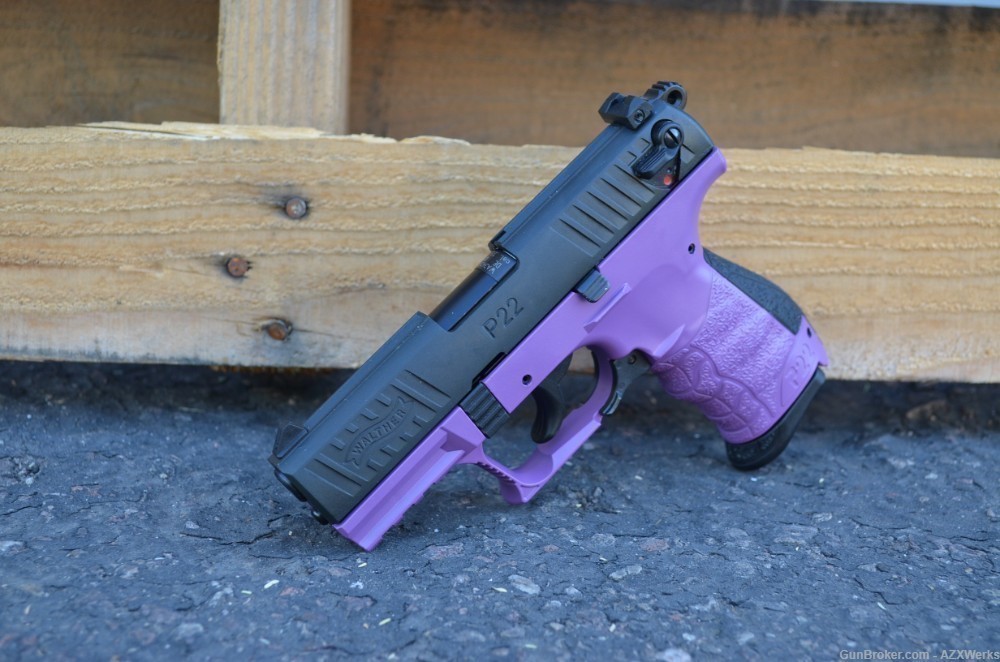 Walther P22 .22lr 3.4" TB X-Werks Wild Purple P22Q 5120700-img-0