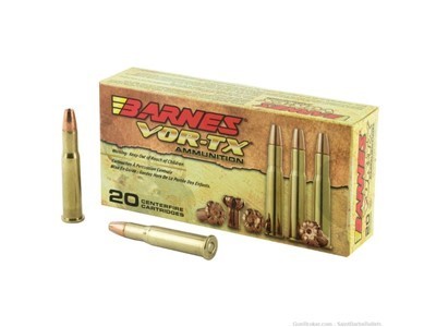 Barnes Bullets VOR-TX .30-30 Win 150 Grain TSX – 20 Rounds