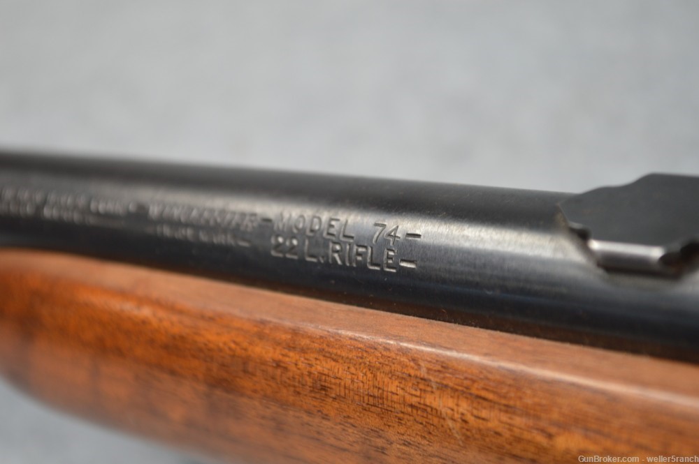 Winchester Model 74 22 LR Shell Deflector 1954 C&R OK-img-19