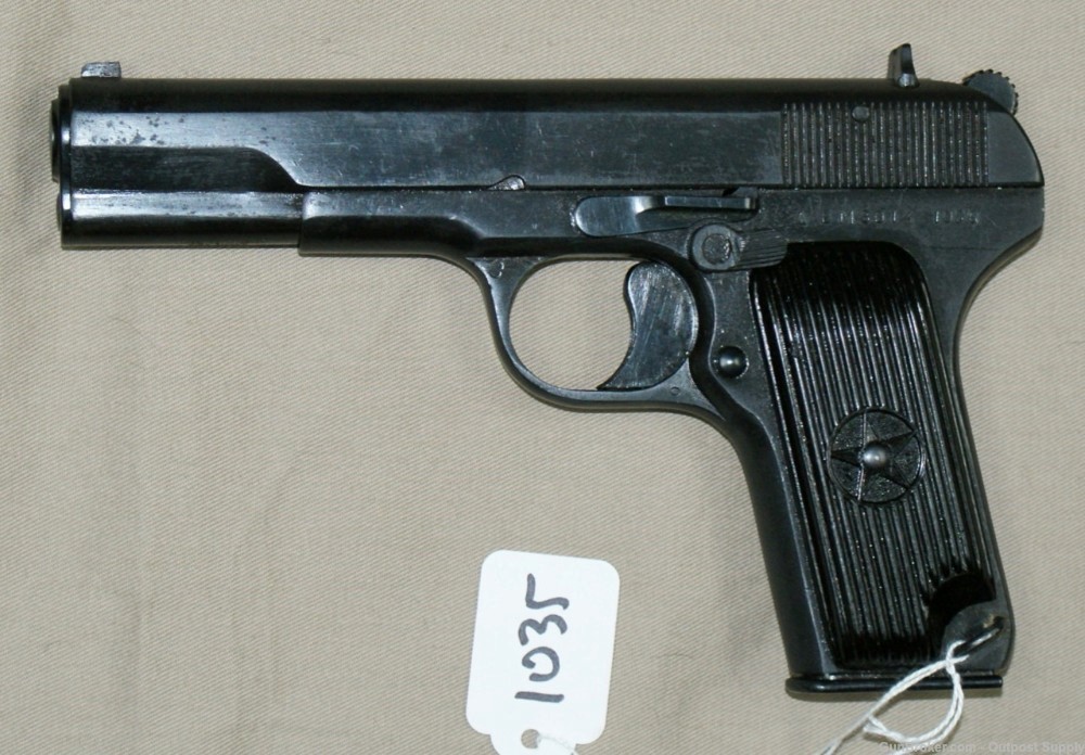 Romanian TT-33 Tokarev Pistol 7.62x25 + Holster & Rod Very Good 1956 C&R-img-1