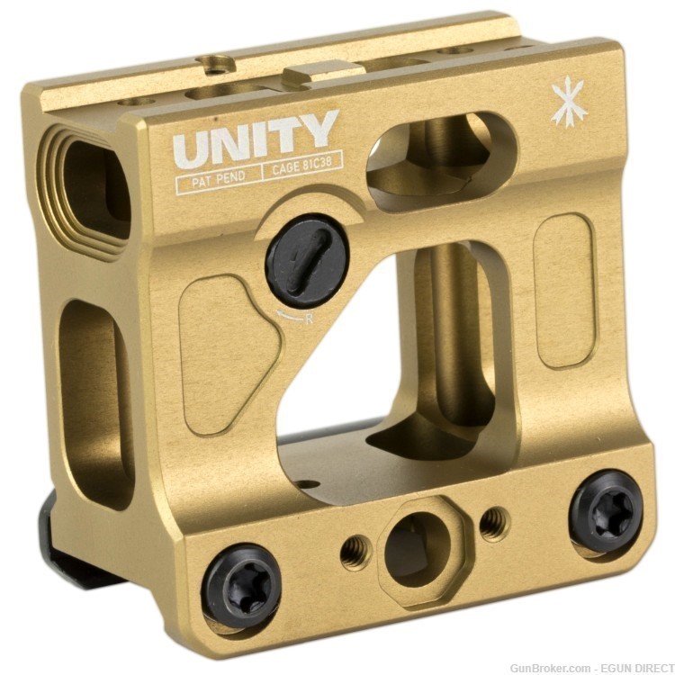 Unity Tactical Fast Micro Series Tall Optic Mount FDE-img-0
