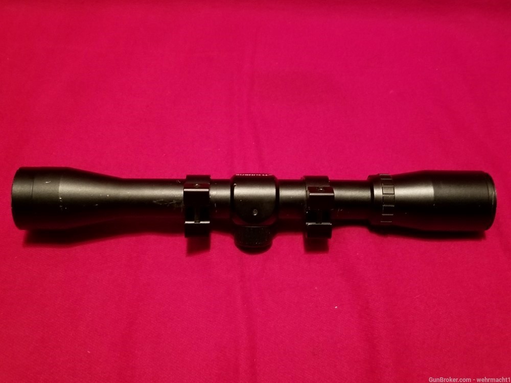 BUSHNELL RIFLE SCOPE WITH MOUNTING RINGS CLEAR LENSES-img-2
