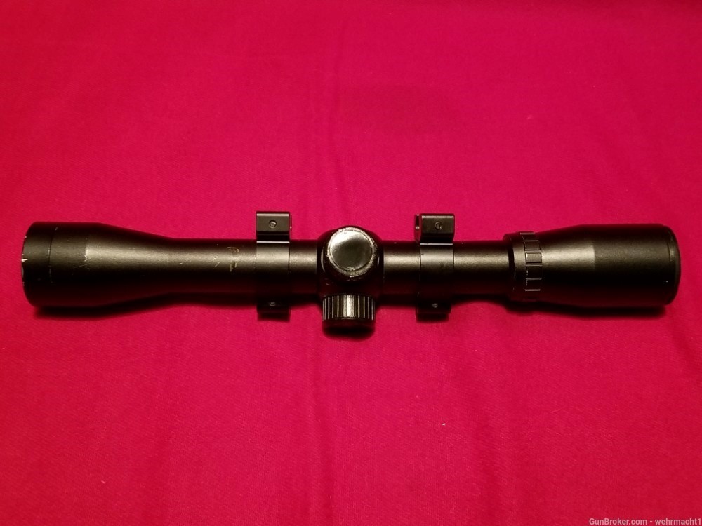 BUSHNELL RIFLE SCOPE WITH MOUNTING RINGS CLEAR LENSES-img-3