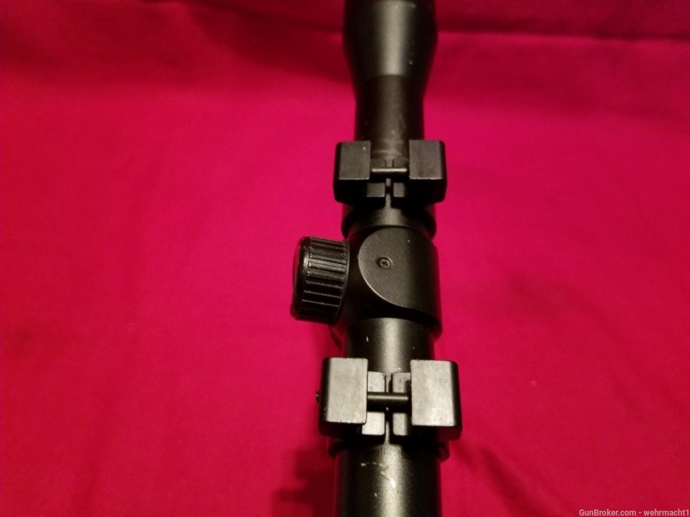 BUSHNELL RIFLE SCOPE WITH MOUNTING RINGS CLEAR LENSES-img-6