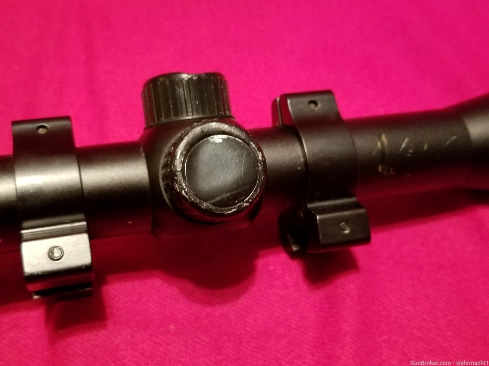 BUSHNELL RIFLE SCOPE WITH MOUNTING RINGS CLEAR LENSES-img-5