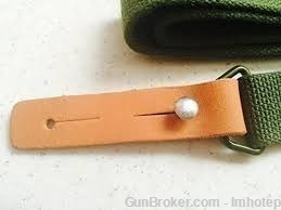 AK-47 SKS Sling Tab Five Authentic Leather  Bitcoin-img-1