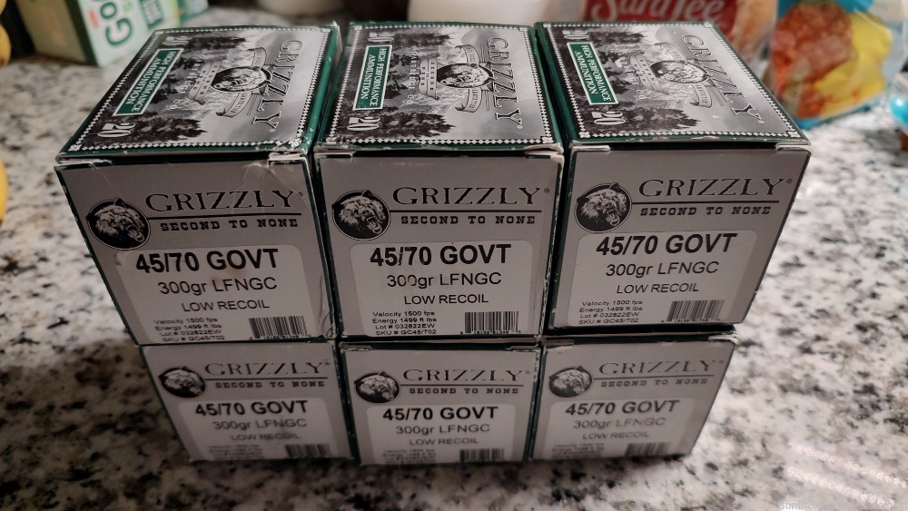 Grizzly 45-70 6 boxes -img-0