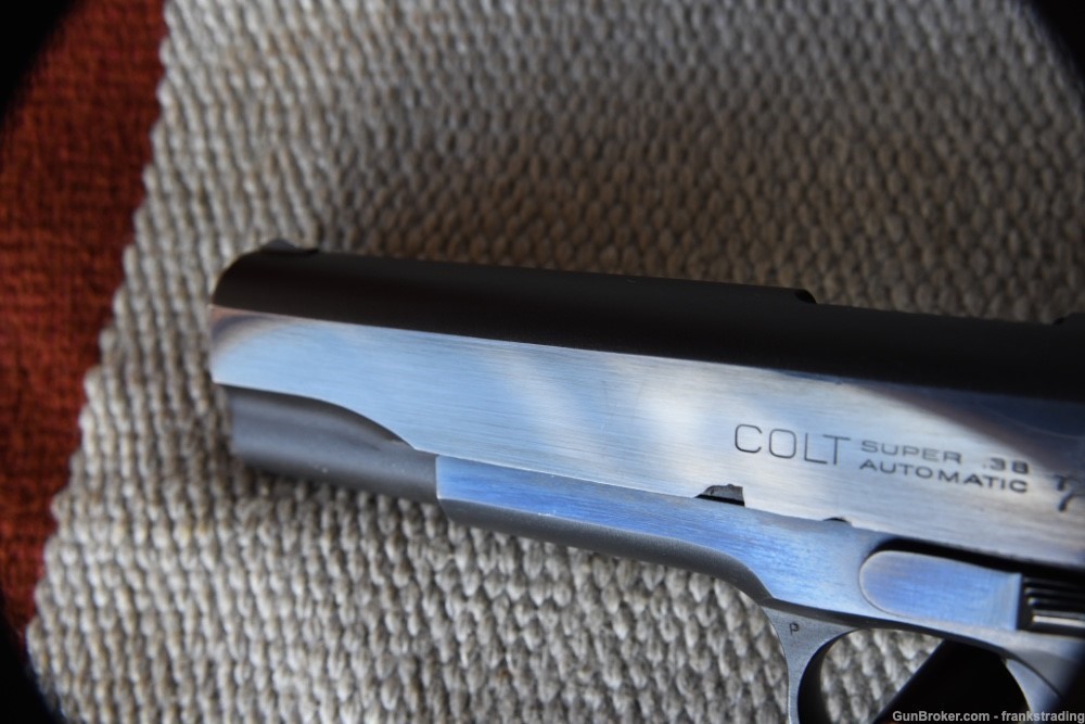 Colt 1911 pre 70 38 SUPER as New Super Condition made 1952 -img-4