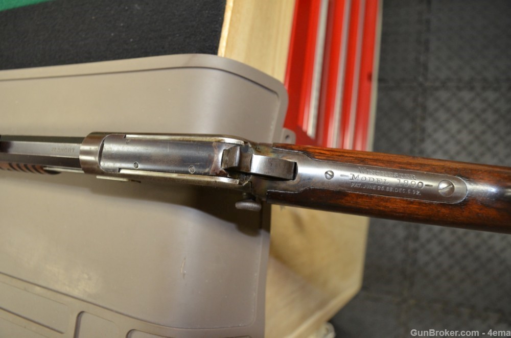 WINCHESTER 1890, SECOND MODEL, 22 SHORT, BEAUTIFUL CASE COLORED HARDENED!-img-17
