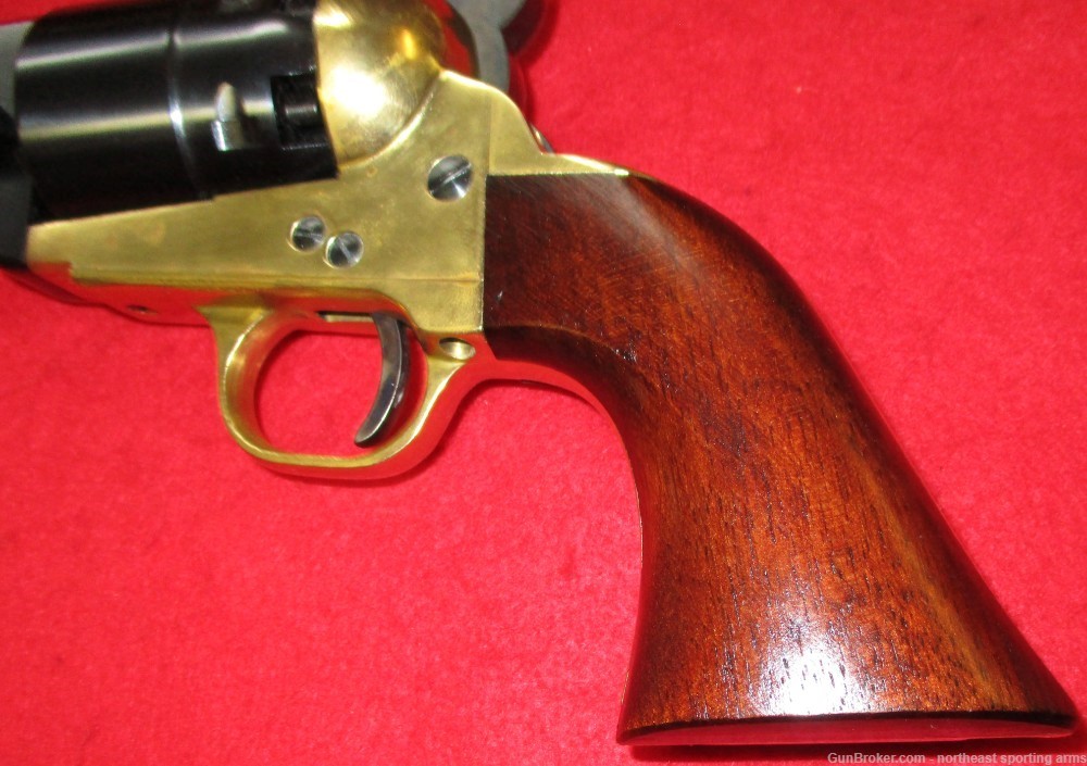 Pietta, 1851 Navy, .44 Cal, Unfired in Wood Case-img-9
