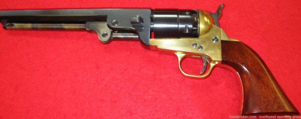 Pietta, 1851 Navy, .44 Cal, Unfired in Wood Case-img-1
