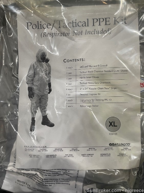 Police/Tactical PPE Kit, Aramsco Hazmat Kit K06101-img-0