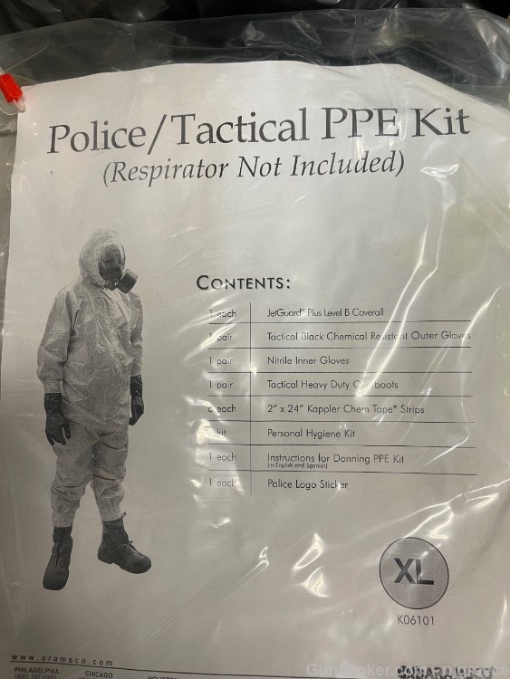 Police/Tactical PPE Kit, Aramsco Hazmat Kit K06101-img-1