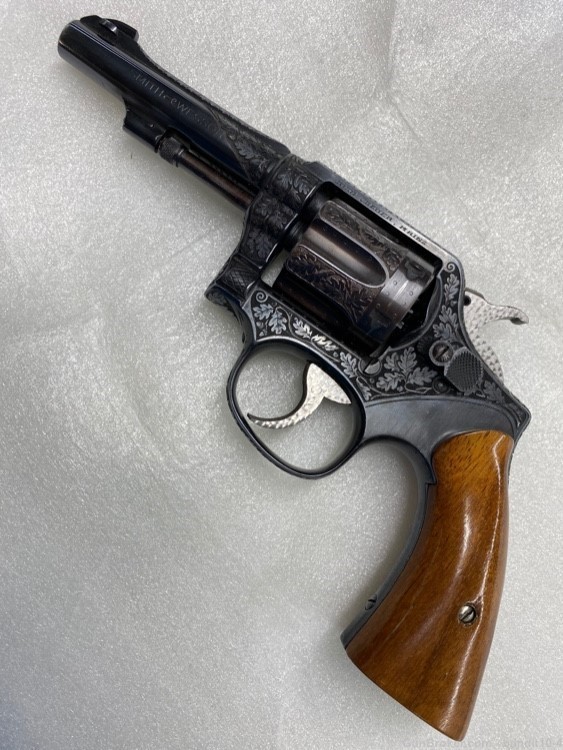 Beautifully Engraved Smith and Wesson VICTORY model KURT JAEGER! WOW! 15158-img-0