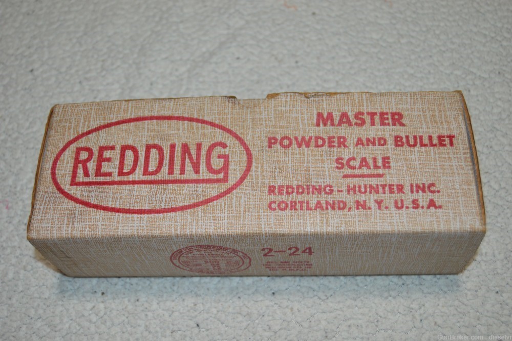 VINTAGE In Box Redding MASTER #2 Reloading Scale -img-8