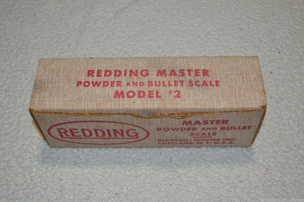 VINTAGE In Box Redding MASTER #2 Reloading Scale -img-7