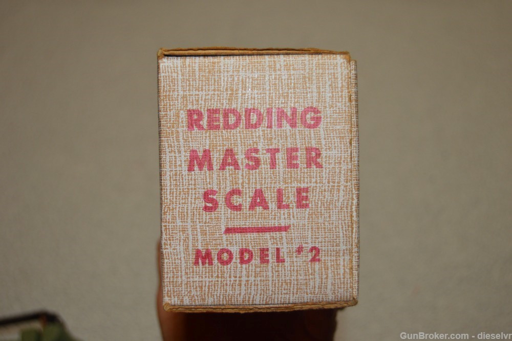 VINTAGE In Box Redding MASTER #2 Reloading Scale -img-10