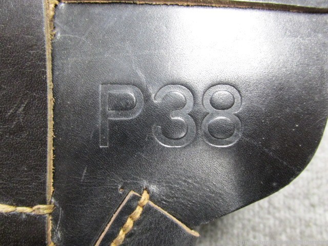 GERMAN WWII P38 9mm PISTOL BREAKAWAY HOLSTER ORIGINAL gxy DATED 1944-img-3