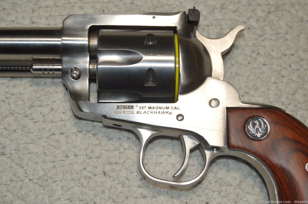 NEW Ruger Blackhawk Stainless 4 5/8" 357 Magnum-img-7