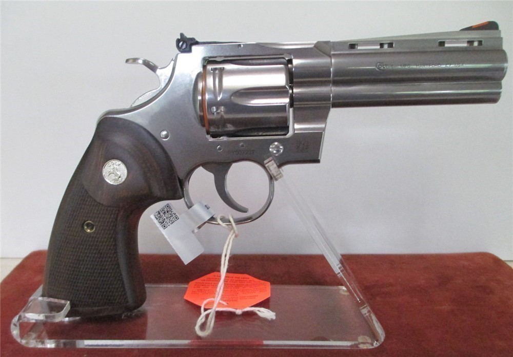 COLT PYTHON NEW PRODUCTION 4 INCH S/S 357 MAGNUM-img-1