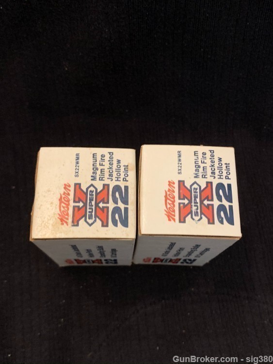VINTAGE WESTERN SUPER X 22 MAGNUM HOLLOW POINT 2 BOXES-img-3