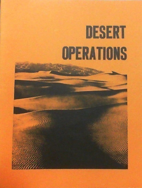 Desert Operations by Dept. of the U.S. Army 1978 reprint of FM 31-25  NEW-img-0