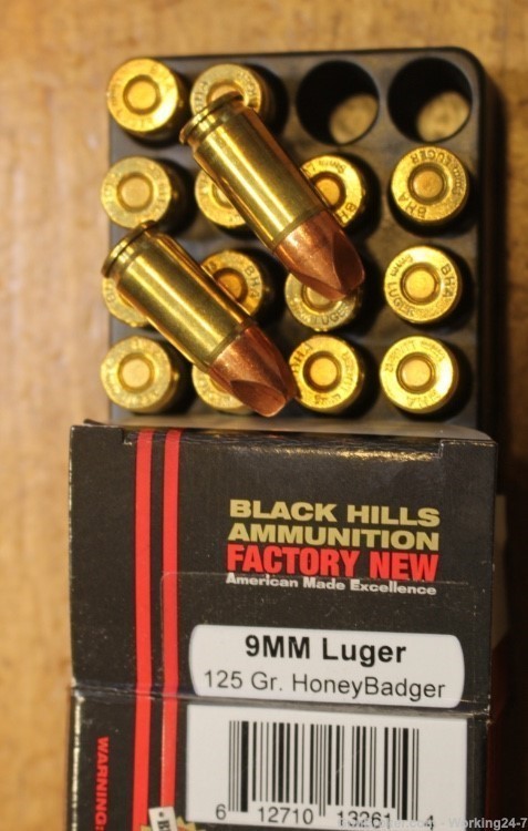 Black Hills Honey Badger 9mm Subs Sonic 125 Grain Lehigh Xtreme Box of 20-img-3