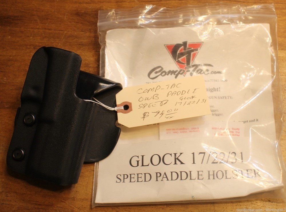 Comp-Tac Paddle Outside The Waistband Holster for Glock 17 / 22 / 31-img-0