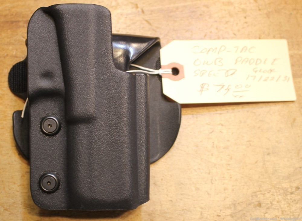 Comp-Tac Paddle Outside The Waistband Holster for Glock 17 / 22 / 31-img-1