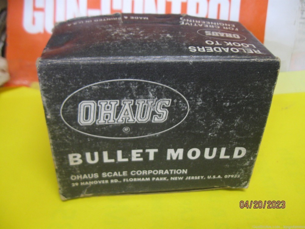 Ohaus Bullet 58 Cal New Mould 525 gr Minie Ball 58500M ; mold handles avail-img-0