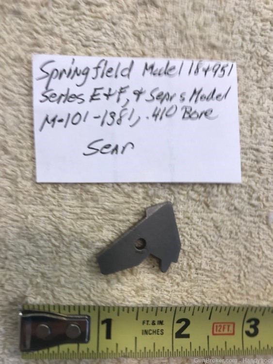 Springfield Mod 18 & 951, series E&F, (& others) 410 bolt action Sear-img-1