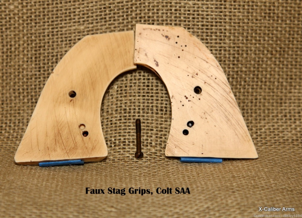 Faux Stag Grips, Colt SAA or Colt Clone-img-1