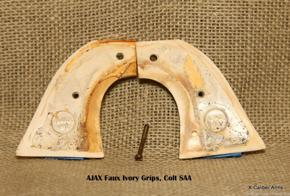 AJAX Faux Ivory Grips, Colt SAA or Colt Clone-img-1
