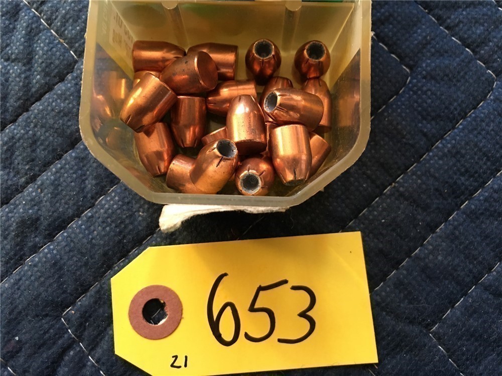 653] Super 45 XR Sabots 21 Hollow Point 155 Grain Bullets-img-3