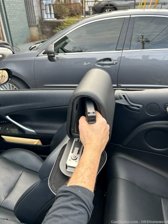 Headrest Gun Safe for Car - Firearm Safes for Vehicle Car Truck-img-3