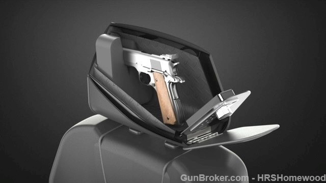 Headrest Gun Safe for Car - Firearm Safes for Vehicle Car Truck-img-4