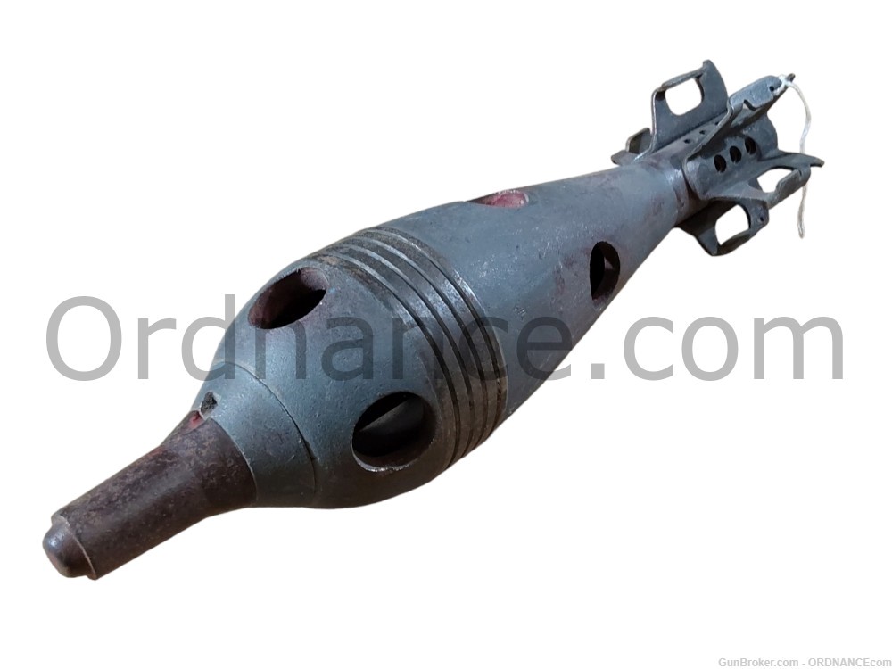 81mm Italian WWII mortar round 81/14 Mod 35 inert shell ammunition -img-3