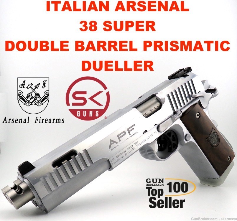 ARSENAL 38 SUPER DUELLER PRISMATIC DOUBLE BARREL 1911/2011 ITALIAN MADE-img-0