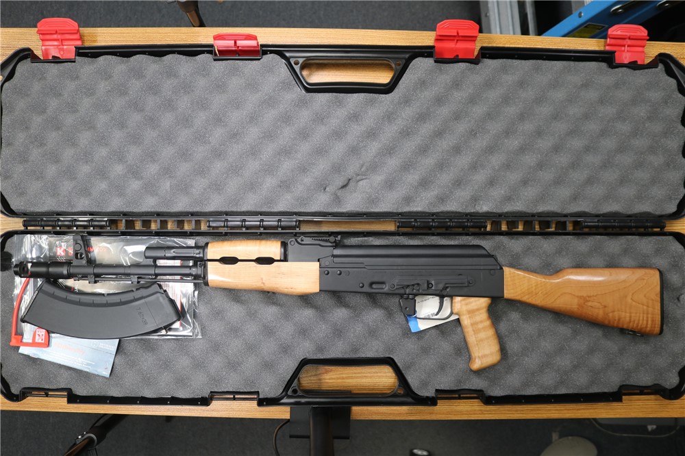 Kalashnikov USA KR-103 AK103 7.62x39 Blonde Italian Wood 16.3" Barrel Box-img-0