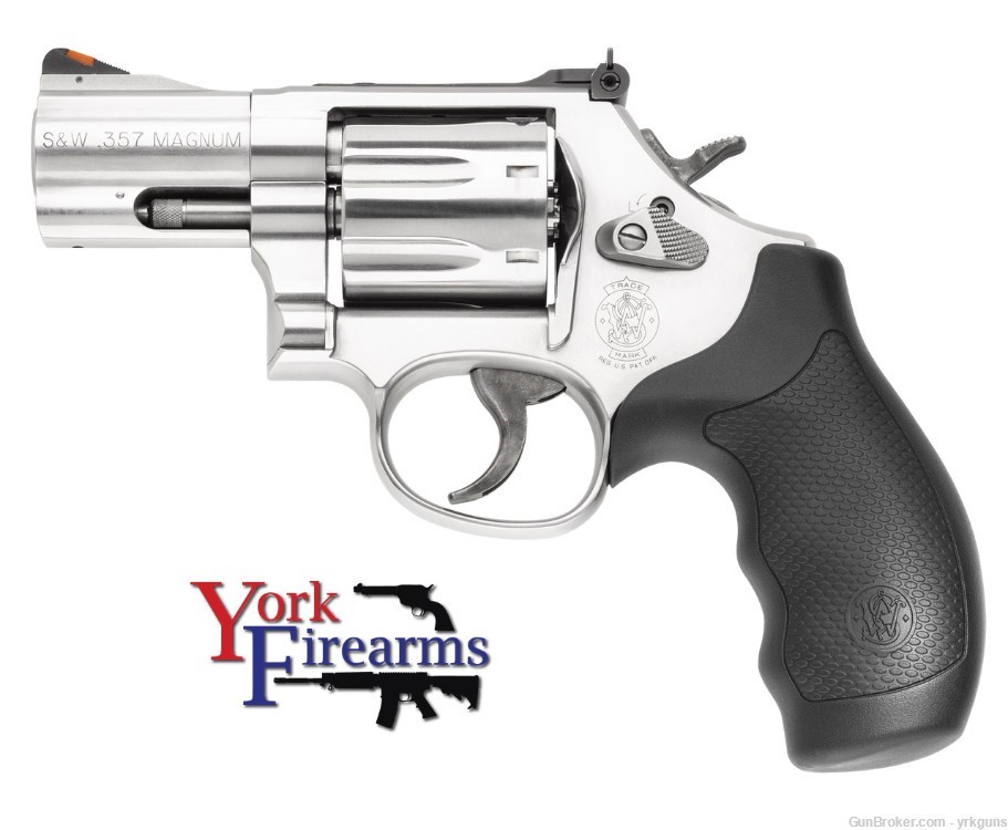 Smith & Wesson 686 Plus 357MAG Stainless 2.5" 7RD Revolver NEW 164192-img-1